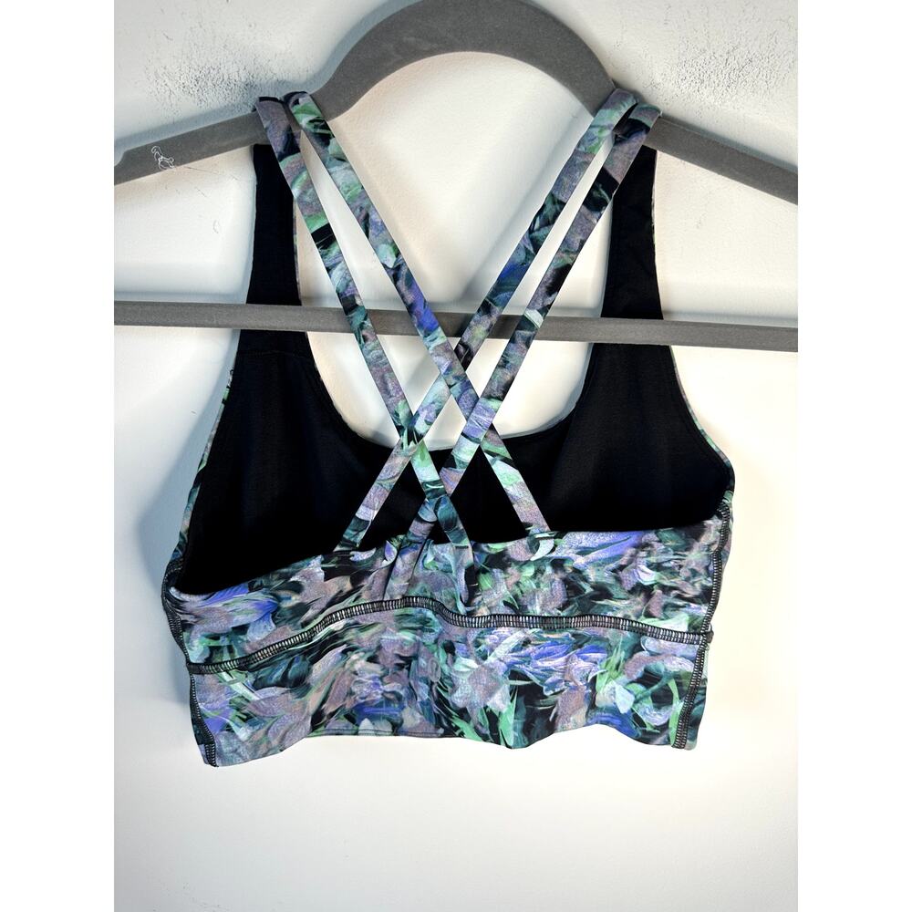 Lululemon Energy Bra Longline, B–D Cups Size 6 Floral - Picture 5 of 7
